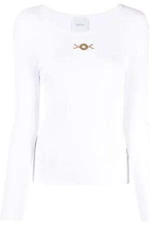 Patou Top mit Logo-Schild