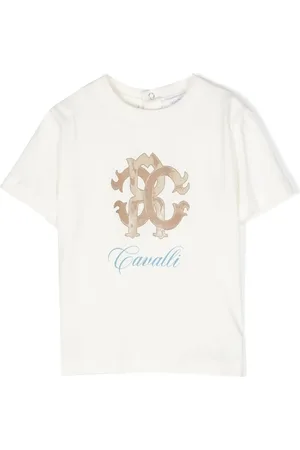 Roberto Cavalli T-Shirt mit Monogramm-Print