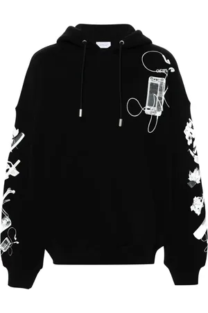 OFF-WHITE Hoodie mit Scan Arrow-Print