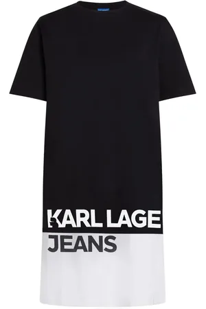Karl Lagerfeld Zweifarbiges Minikleid