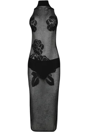 MAGDA BUTRYM Gestricktes Midikleid