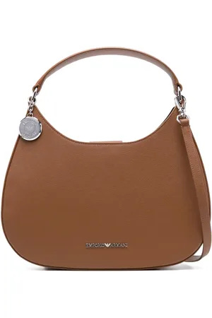 Emporio Armani Schultertasche mit Logo-Schild