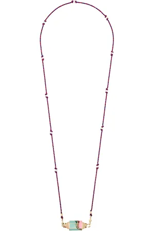 Marie Lichtenberg 14kt Rainbow Waterfall Gelbgoldhalskette