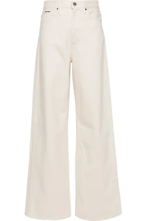 Calvin Klein Weite High-Rise-Jeans