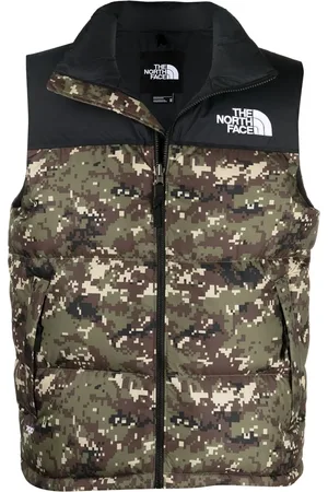 The North Face Wendbare Steppweste mit Camouflage-Print