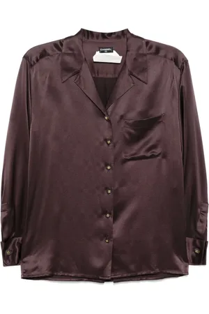 CHANEL 1990-2000s Seidenhemd