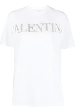 VALENTINO GARAVANI T-Shirt mit Kristall-Logo