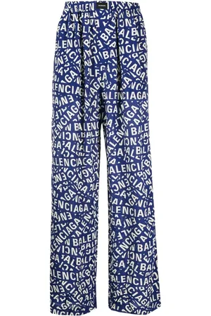 Balenciaga Pyjama-Hose mit Logo-Print