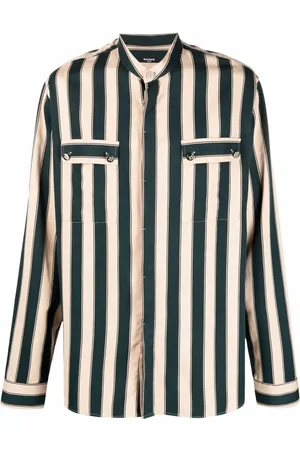 Balmain Gestreiftes Hemd