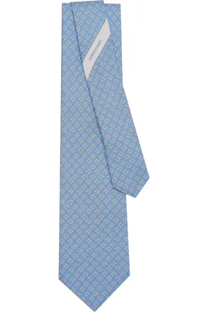 Salvatore Ferragamo Seidenkrawatte mit Tetris-Print