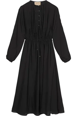 Gucci Midikleid aus Georgette-Seide