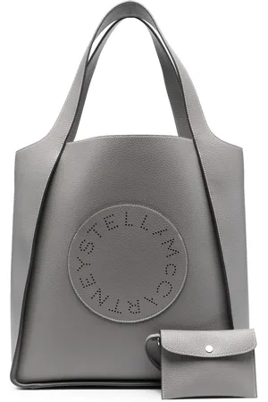 Stella McCartney Shopper mit perforiertem Logo