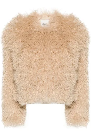 Isabel Marant Faustine Cropped-Jacke mit Faux-Shearling