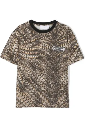 Roberto Cavalli T-Shirt mit Animal-Print