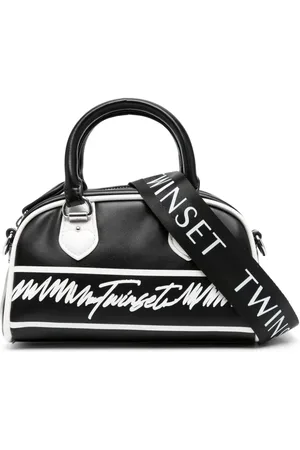 Twin-Set Schultertasche mit Logo-Print