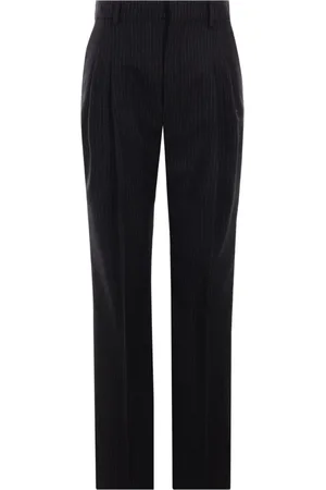 Saint Laurent Gestreifte Schlaghose