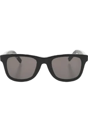 Saint Laurent Sonnenbrille in Schlangenleder-Optik