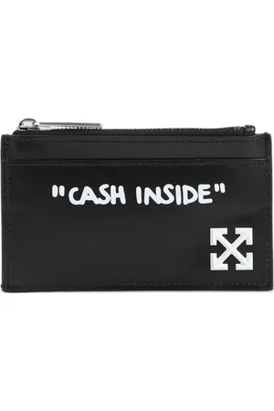 OFF-WHITE Portemonnaie mit Slogan-Print