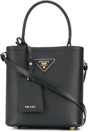 Prada Handtasche mit Logo-Schild