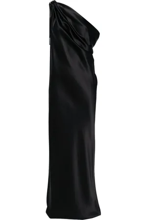 Max Mara Asymmetrische Opera Seidenrobe