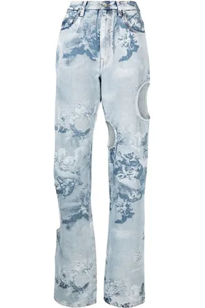 OFF-WHITE Jeans mit Cut-Outs
