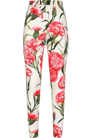 Dolce & Gabbana Leggings mit Blumen-Print