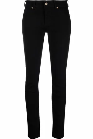 VERSACE Skinny-Jeans mit Logo-Stickerei