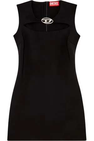 Diesel D-Reams Minikleid mit Logo-Schild