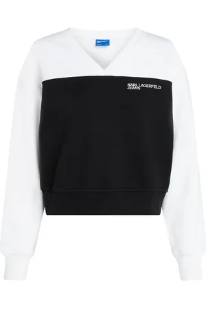 Karl Lagerfeld Zweifarbiges Sweatshirt