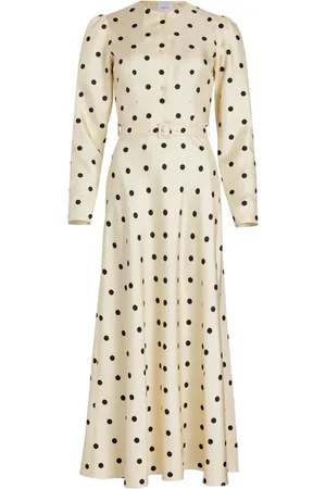 Patou Maxikleid mit Gürtel