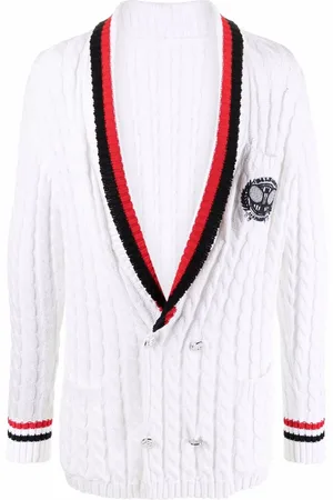 Balmain Cardigan mit Zopfmuster