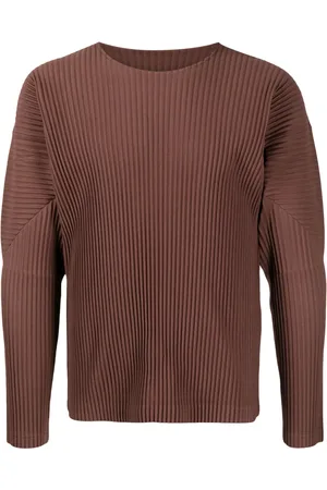 Issey Miyake Plissiertes Mc September Oberteil