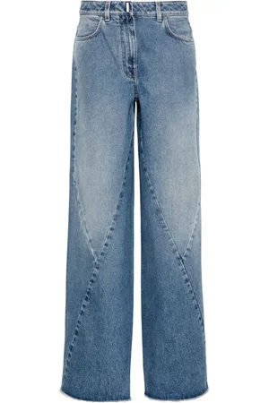 Givenchy Halbhohe Wide-Leg-Jeans
