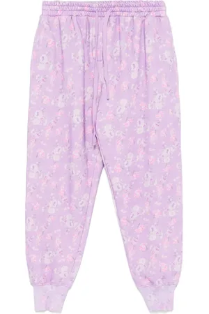 LOVESHACKFANCY Jogginghose mit Blumen-Print