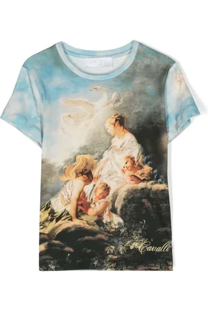 Roberto Cavalli T-Shirt mit grafischem Print