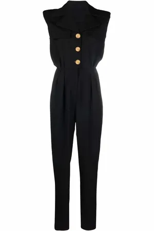 Balmain Ärmelloser Jumpsuit
