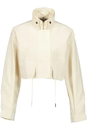 Fendi Cropped-Jacke mit Stehkragen