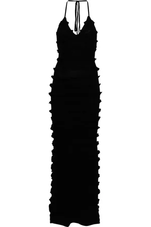 BLUMARINE Gerüschtes Maxikleid