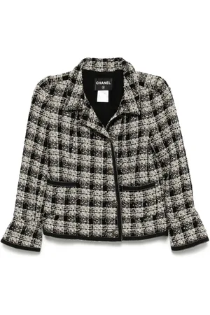 CHANEL 2006 pre-owned einreihige Tweed-Jacke