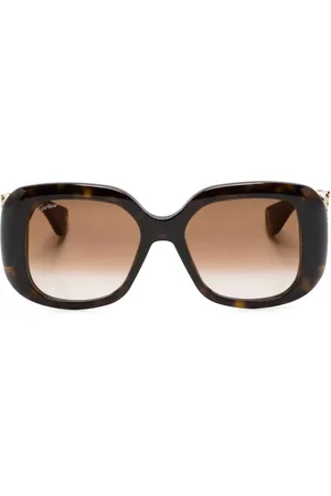 Cartier Sonnenbrille mit Oversized-Gestell