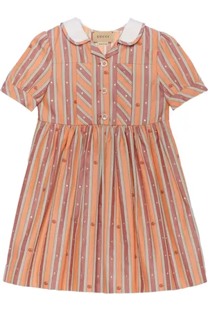 Gucci Gestreiftes Oxford-Kleid