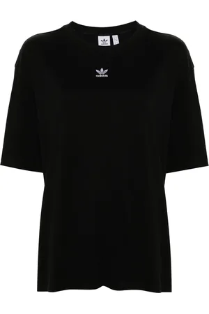 adidas T-Shirt mit Logo-Stickerei