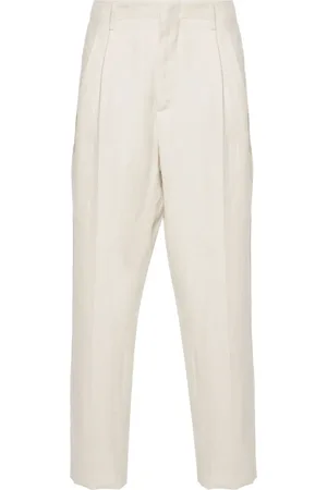 LARDINI Tapered-Hose aus Leinen