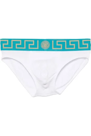 VERSACE Slip mit Greca-Rand