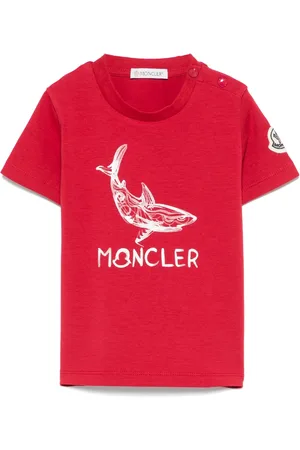 Moncler T-Shirt mit Aquatic-Logo