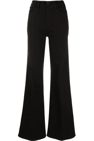 Mother Jeans mit weitem Bein