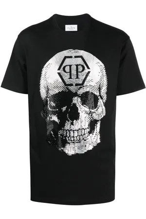 Philipp Plein T-Shirt mit Totenkopf-Print