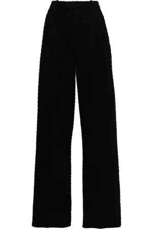 Gucci Tweedhose mit Waffelstrick-Optik