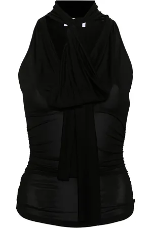 BLUMARINE Jersey-Top mit Raffungen