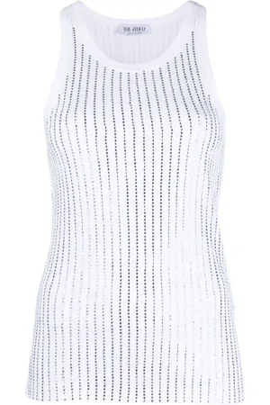 The Attico Tanktop mit Strass